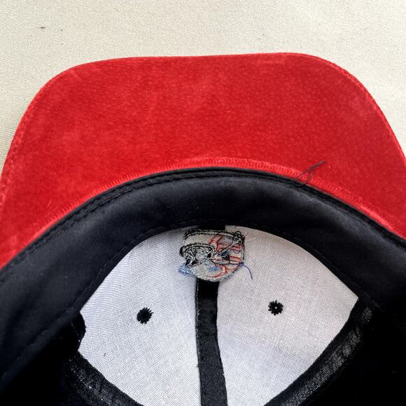 Vintage Woodbury Park Racing Hat Cap Strapback Black Golf Course Museum UK 90s - Picture 5 of 6